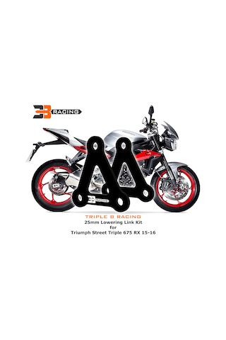 3B Racing - Triumph Street Triple 675 R -Rx 25Mm Alçaltma Kiti