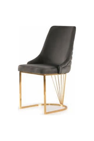 Bera Lüks Ayak Nil Sandalye Gri