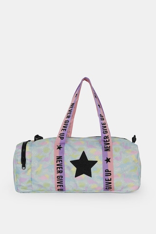 İcone Bag Çocuk Yıldız Logolu Spor Çanta, Çocuk Spor Çanta, Fermuarlı Detaylı Çocuk Spor Çanta Su Yeşili