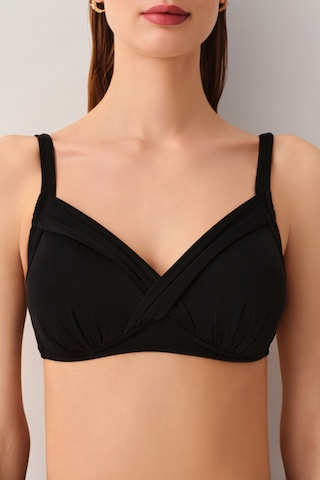 Suwen Kaplı Bantlı Toparlayıcı Bikini Üst Sbn25380012 Siyah