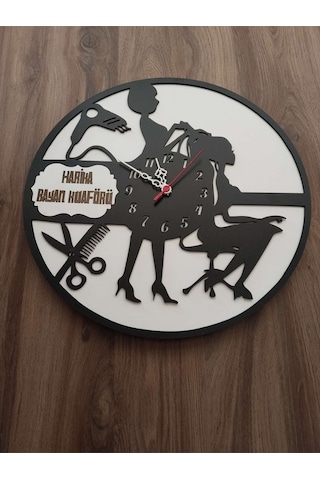 Kuaför & Güzellik Merkezi Kişiye Özel İsim Yazılı Şık Ve Kalite Siyah