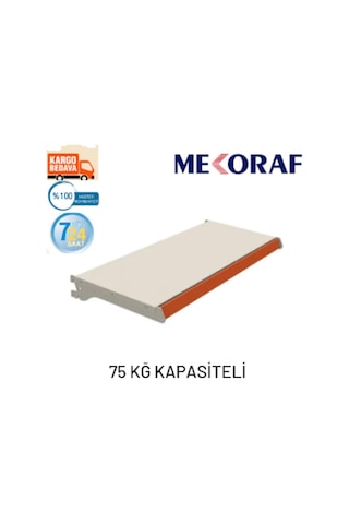 Mekoraf Market Rafı 30 Cm X 90Cm Takım Beyaz