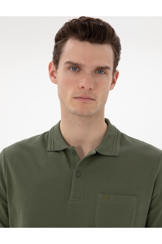 Pierre Cardin Erkek Haki Tişört Basic 50306552-vr027 Haki