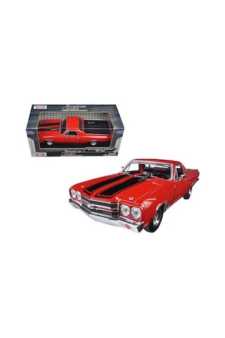 Motormax 1970 Chevy El Camino Ss 396 1/24 Model Araba - Kırmızı
