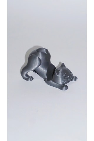 Kedi Figürlü Telefon Tutacağı - Dekoratif Biblo Ve 3d Maket Obje 5,5cm