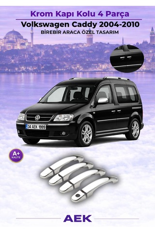 Vw Caddy Kapı Kolu 2004-2010 Paslanmaz Çelik