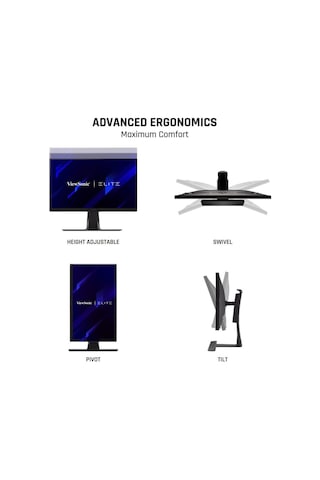 Viewsonic Elite Xg271qg 27" 1 Ms 2k Pivot Ips 240 Hz Oyuncu Monitörü - Teşhir