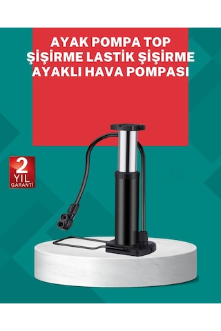 Manuel Ayak Pompası Extra Güçlü Lastik Şişirme Pompası Cn