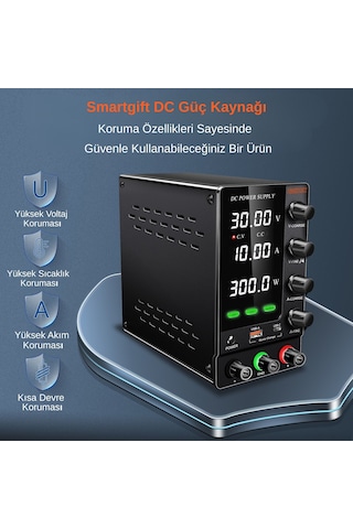30v/10a Ayarlı Dc Güç Kaynağı Voltaj Regülatörü Süper Model