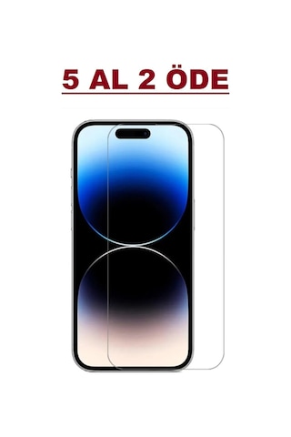 Apple Uyumlu iPhone 14 Pro Max Ekran Koruyucu 9h Temperli Kırılmaz Cam Sert Şeffaf