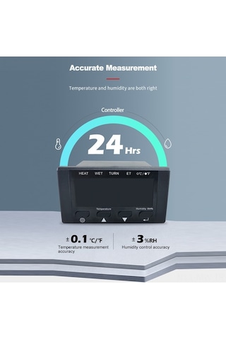 Ebitda Yüksek Hassasiyetli Akıllı Nem Ve Sıcaklık Kontrol Cihazı - Dayanıklı Plastik, Geniş Uygulama Alanları