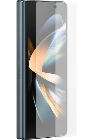 Schitec Samsung Galaxy Z Fold 6 Darbe Emici Premium Şeffaf Nano Ön Ekran Koruyucu Poliüretan Film