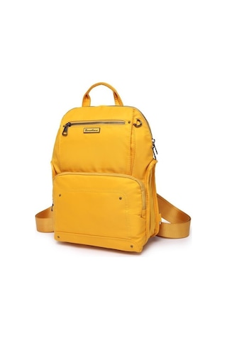 Barcelona Saten Kumaş Kadın Postacı Ve Sırt Çantası Barcelona 2108 Siyah