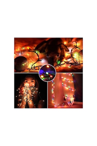 Mey İthalat 5 Metre Ampul Led Işık Renkli Rgb Çok Renkli Led Aydınlatma Diğer 84502908