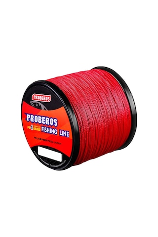 Sones Proberos 4 Düzenlendi 300m Balık Misinası, Misina Numarası: 0,8 / 10lb Kırmızı