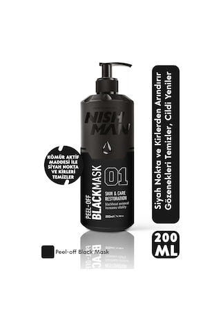 Soyulabilir Siyah Yüz Maskesi 200 Ml