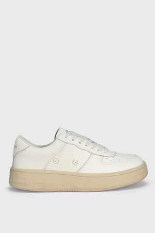 Lufian 122230041 Natalı Deri Unisex Sneaker Ayakkabı Beyaz