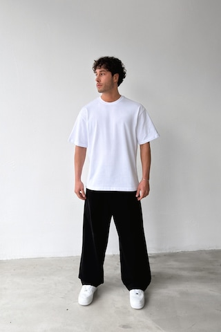 Flaw Atelıer Basic Oversize Fit Beyaz Tişört-29505