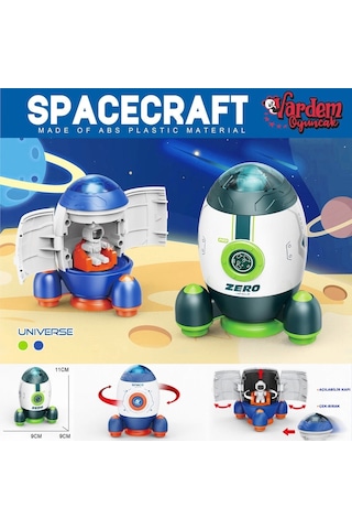 Mg-d400-44 Sürtmeli Astronotlu Uzay Roketi