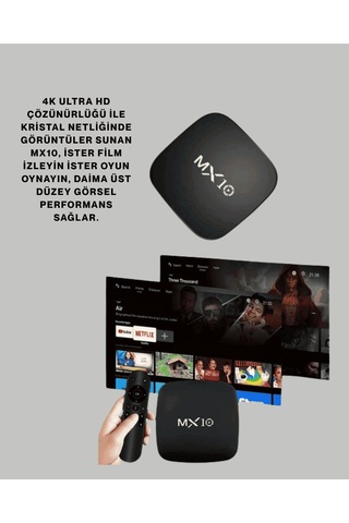 Android Medya Oynatıcı, 4k Destekli, 2 Gb Ram, 8 Gb Hafıza