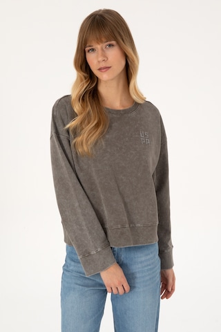 U.s. Polo Assn. Kadın Vizon Sweatshirt 50314186-vr052 VIZON
