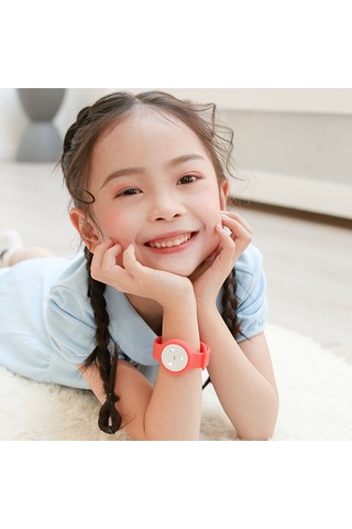 Singree Çocuklar İçin Ultrasonik Sinek Kovucu: Şarj Edilebilir Silikon Bileklik Ve Çanta Askısı - Hafif Mavi Dahili Pil