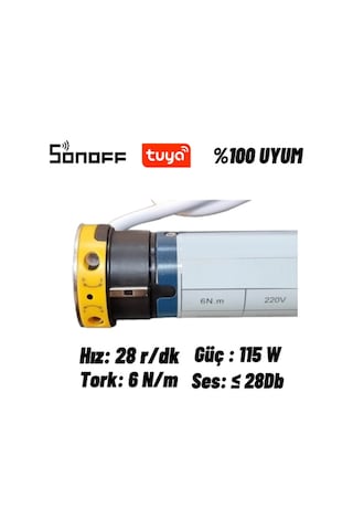 Tuya - Sonoff Uyumlu Stor Perde Motoru
