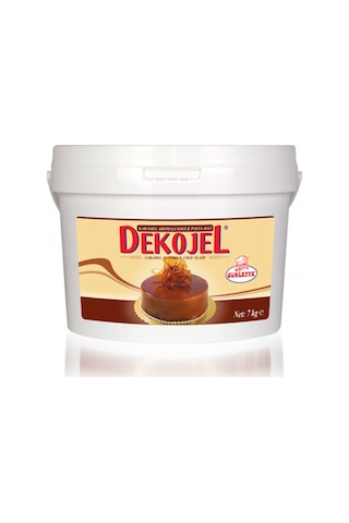 Katsan Ovalette Dekojel Karamel Aromalı Soğuk Pasta Jeli 7 KG Katsan Ovalette Dekojel Karamel Aromalı Soğuk Pasta Jeli 7 KG
