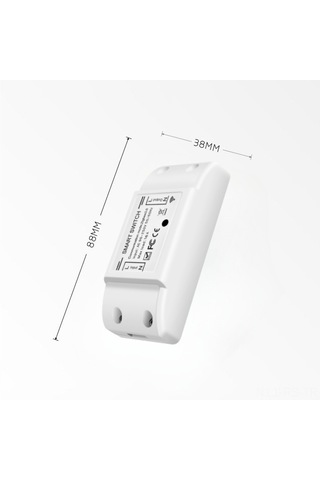 Reedark Akıllı Ev Anahtarı - Wifi & Bluetooth Kontrol, 2200w 10a, Tuya Uygulaması İle Sesli Ve Uzaktan Kumanda, Zamanlayıcılı 3 Adet