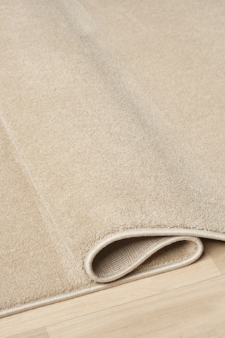 Mariesse Home Puffy Düz Renk Peluş Kalın Dokuma Kesme Yolluk Makina Dokuma Halısı 4500-bej