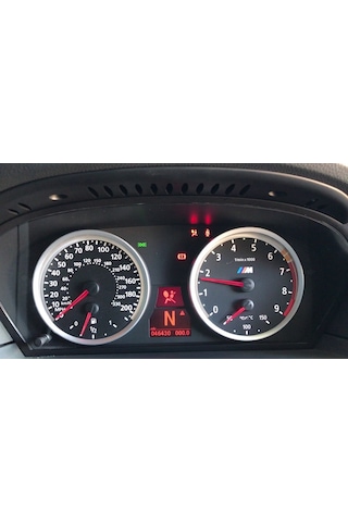 Bmw E61 Krom Gösterge Kadran Halka Çerçevesi Seti M5 Stil Bmw E61