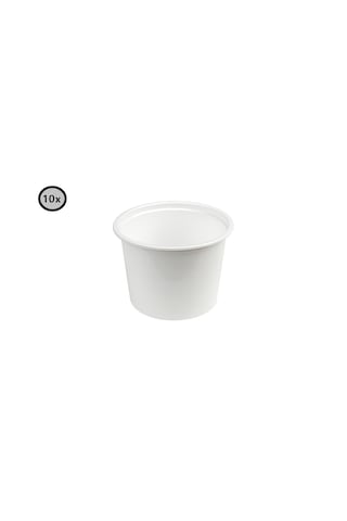 Yoğurt Kabı Plastik 1500 Cc X 10 Adet
