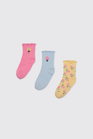 Panço Kız Çocuk Pembe Soket Çorap 2622gk11001