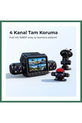 En-cag 9720 Araç Kamerası 4 Kamerali Bss