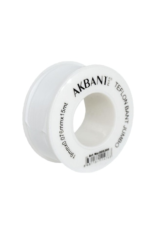 Akbant 505305 Jumbo Geniş Teflon Bant 19mm X 0 076mm X 15mt