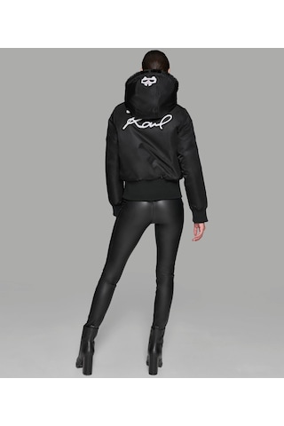Karl Lagerfeld Kadın Mont Lwomp839-blk Siyah