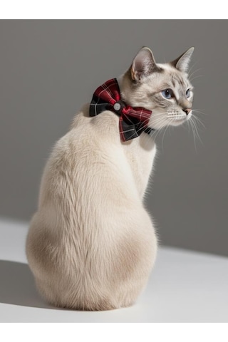 Aristokrat Kedi Papyonu Kurdela Tasma Yılbaşı Noel