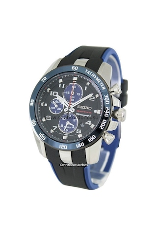 Seiko Sportura Snae91 Uyumlu Silikon Saat Kordonu Siyah