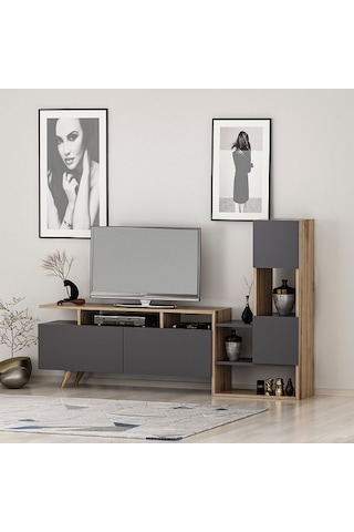 Tv Ünitesi Tuğra Çırağan Antrasit