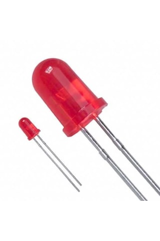 5mm Kristal Led Diyot Kırmızı Mantar Led 30 Adet