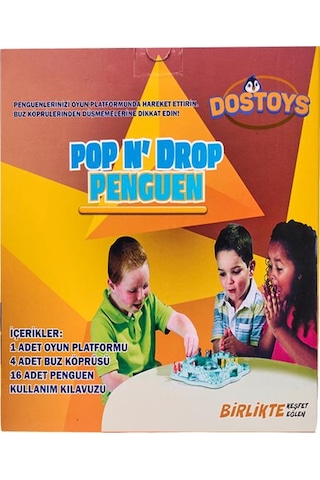 Dostoys Pop N Drop Penguen Kutu Oyunu