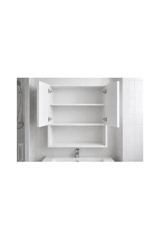 İki Kapaklı Aynalı Banyo Dolabı Çok Renkli