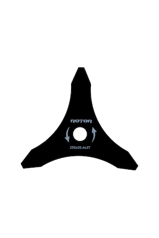Rotor 3t Motorlu Tırpan Bıçağı 255x25.4x1.6 Mm