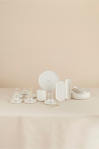 Karaca  Lovin 32 Parça 6 Kişilik Kahvaltı Takımı Gold