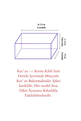 El Yapımı Cam Nazar Boncuklu Deri Çantalı Mini Kur'an-ı Kerim Las