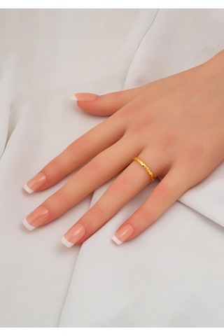 Bilezikci 14 Ayar Altın Burgulu Yüzük Sarı Altın