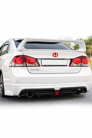 Honda Civic Fd6 2006-2012 Model Uyumlu Kırmızı Bağaj Logo Arka Amblem Oem Kalite