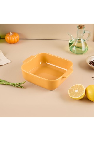 Aryıldız Elissa Kare Fırın Kabı Sarı 21 Cm Çok Renkli