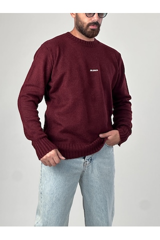 Basic Bordo Erkek Sweatshirt Coc1015 Bordo