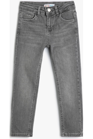 Koton Rahat Bol Kesim Kot Pantolon- Regular Jean Gri 4skb40017td 4SKB40017TDGRY Gri